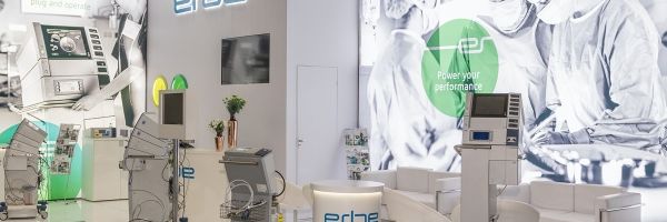 Estande da Erbe na Feira Hospitalar 2018