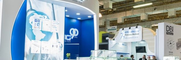 Estande da Lang na Feira Hospitalar 2018