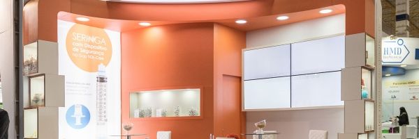 Estande da Sol-Millennium na Feira Hospitalar 2018